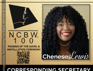 Chenese Lewis Elected Corresponding Secretary for the National Coalition of 100 Black Women, Inc. – Metropolitan Baton Rouge Chapter